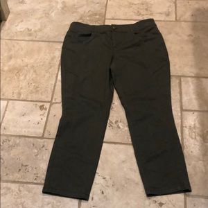 Natural Reflections Olive Green pants